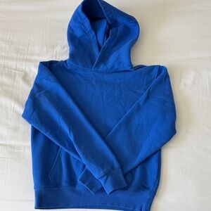 Aritzia TNA Size XS Electric Blue Cozy Fleece Hoodie